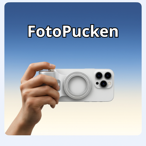 FotoPucken - MagSafe Kameragrepp med Stabilisering